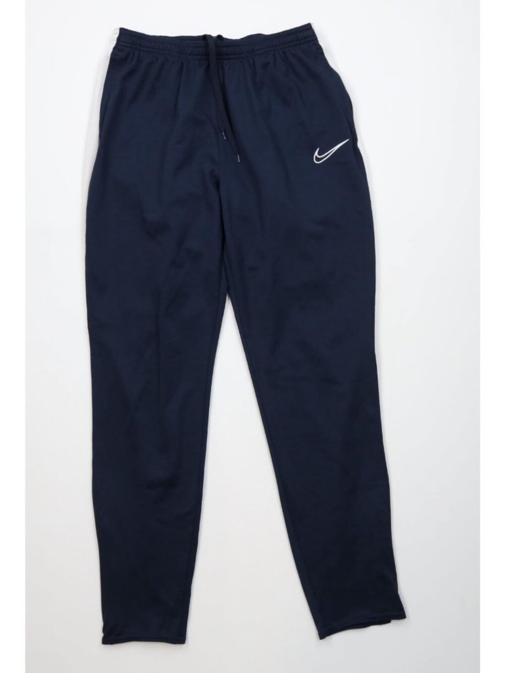 Vintage Y2K Nike Mens Medium Running Jogging Soccer Tapered Leg Pants Navy Blue